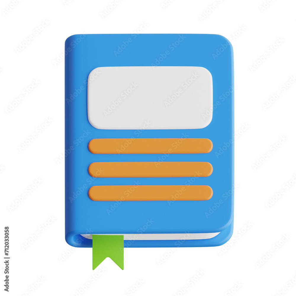 Poster 3d notes model organizing ideas with a tap of the screen. 3d illustration, 3d element, 3d rendering.
