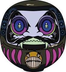 ドラキュラだるま（dracula daruma）