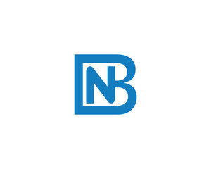 BN NB LOGO DESIGN VECTOR TEMPLATE