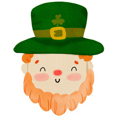 Saint Patricks Day Watercolor PNG Clipart