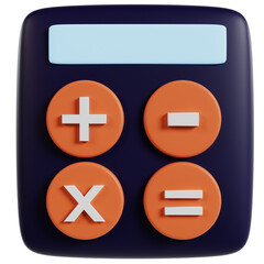 Obraz premium Modern Calculator Interface Design