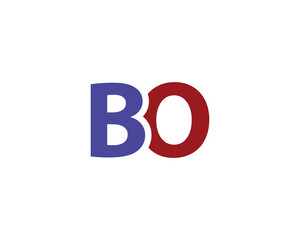 BO LOGO DESIGN VECTOR TEMPLATE