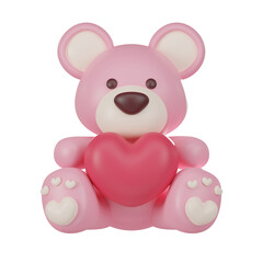 teddy bear with heart