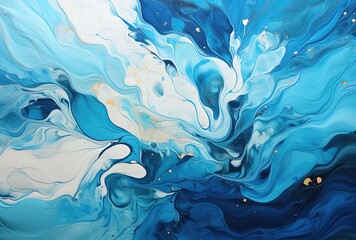 Abstract water painting background. Created with Ai
