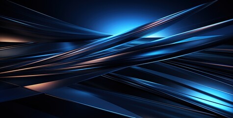 Abstract blue background with lines. Created with AI