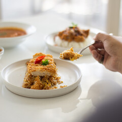 rice with chicken