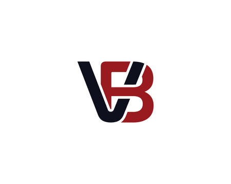 BV VB LOGO DESIGN VECTOR TEMPLATE