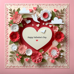 valentine greeting card