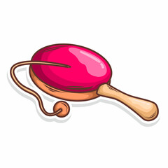 Baby shower supplies cartoon doodle art. hand draw illustration 