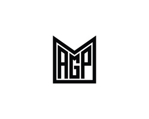 Fototapeta premium AGP LOGO DESIGN VECTOR TEMPLATE