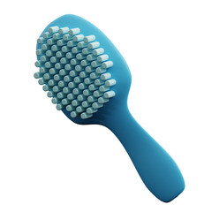 hair brush. 3d render.