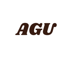 AGU LOGO DESIGN VECTOR TEMPLATE
