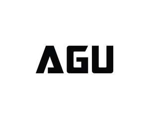 AGU LOGO DESIGN VECTOR TEMPLATE