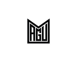 AGU LOGO DESIGN VECTOR TEMPLATE