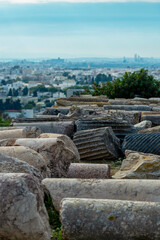Vue sur Tunis depuis le site archéologique de Carthage