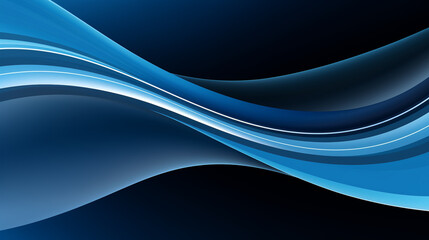 Obraz premium abstract blue wave background