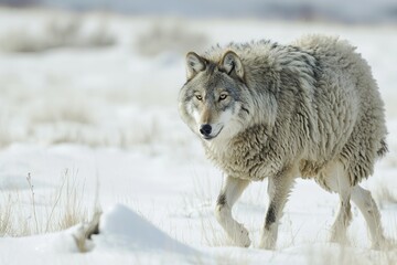 Obraz premium Wolf in sheep's clothing. 