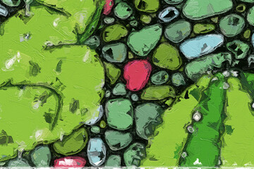 Watercolor and various flowers, cacti, and beautiful bird wedding illustrations