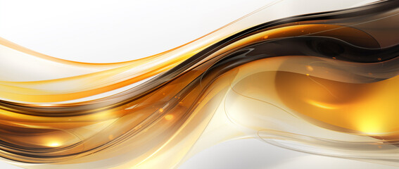 Abstract liquid oil background with smooth lines and waves