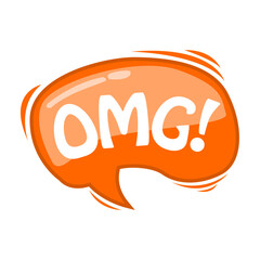 Speech bubble collection colorful. hand draw style