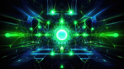 vibrant neon futuristic background illustration glowing digital, cyber modern, abstract electric vibrant neon futuristic background