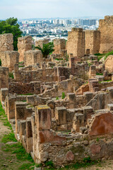 Vue sur Tunis depuis le site archéologique de Carthage