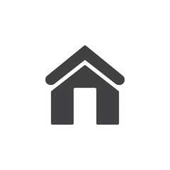 Home page button vector icon