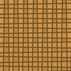 Check brown and beige plaid pattern tweed. Seamless neutral glen plaid vector illustration for spring summer autumn winter dress, scarf, jacket, skirt, plaid background, tartan floor.