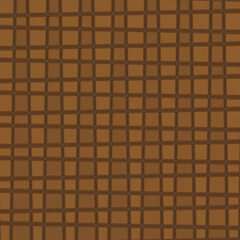 Check brown and beige plaid pattern tweed. Seamless neutral glen plaid vector illustration for spring summer autumn winter dress, scarf, jacket, skirt, plaid background, tartan floor.