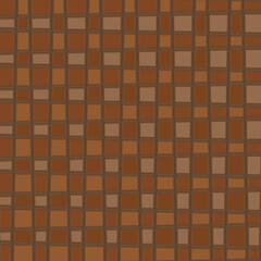 Check brown and beige plaid pattern tweed. Seamless neutral glen plaid vector illustration for spring summer autumn winter dress, scarf, jacket, skirt, plaid background, tartan floor.