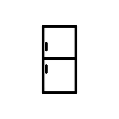 door line icon logo vector