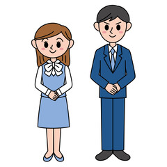 Fototapeta premium 笑顔の会社員