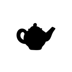 Ceramic teapot and kettle silhouette