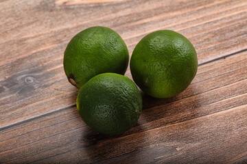 Green sour tropical Lime fruit