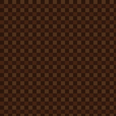Check brown and beige plaid pattern tweed. Seamless neutral glen plaid vector illustration for...
