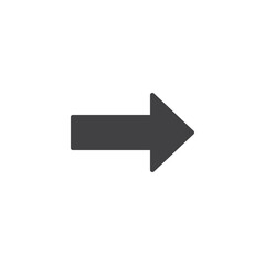 Arrow pointing to the right vector icon