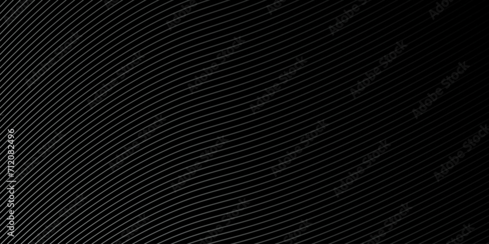 Poster diagonal lines halftone effect. abstract black and white background with curve lines and waves.