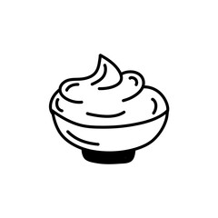 Hand drawn food or drink ingredient doodle