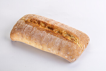 Italian ciabatta bread fresh and crust