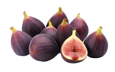 Unveiling the Health Benefits of Figs on White or PNG Transparent Background
