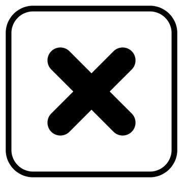 recommend clip art: reject, cross