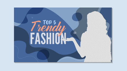 Fashion Youtube Thumbnail Template Design