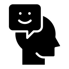 positive thinking icon