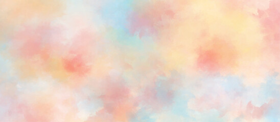 abstract watercolor background .watercolor background with pink and yellow color. Fantasy light red, pink shades watercolor background. subtle watercolor pink yellow gradient illustration.