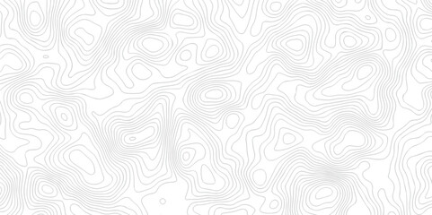 Black and white topography contour lines map isolated on white background. The stylized height of the topographic map contour in lines and contours isolated on transparent. topography line map.
