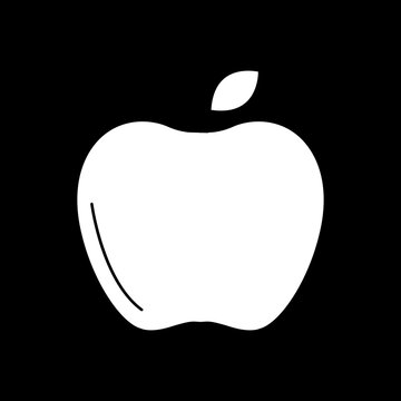 apple fresh icon logo vector image