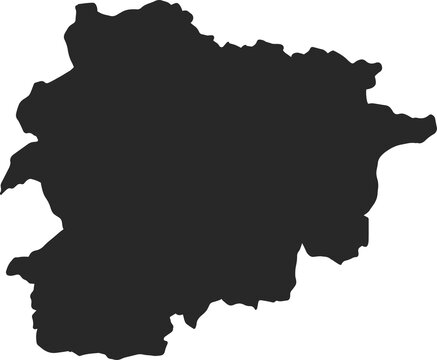 maps illustration andorra
