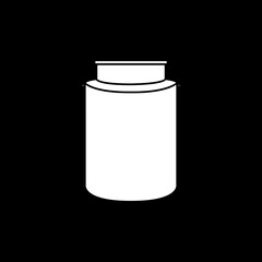 milk jar icon logo vector image