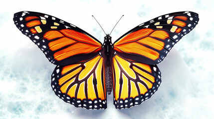 Obraz premium butterfly on a flower