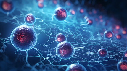 Human cell or embryonic stem cell medicine, human cell biology DNA molecular structure